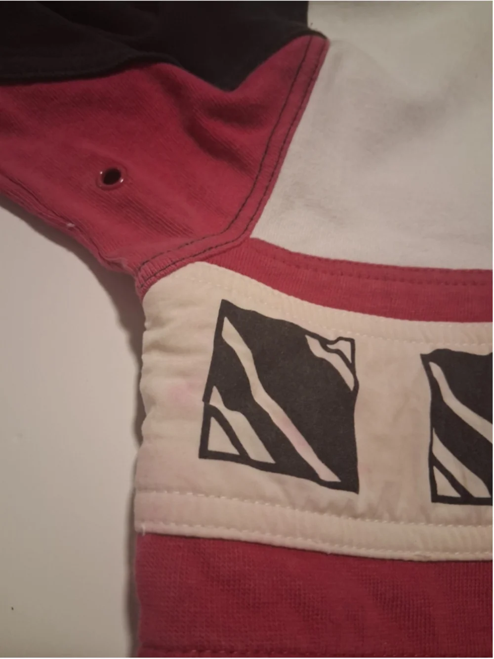Vintage 80s 90s Adidas Men's Medium Cotton Bomber Track Jacket Colorblock *READ*